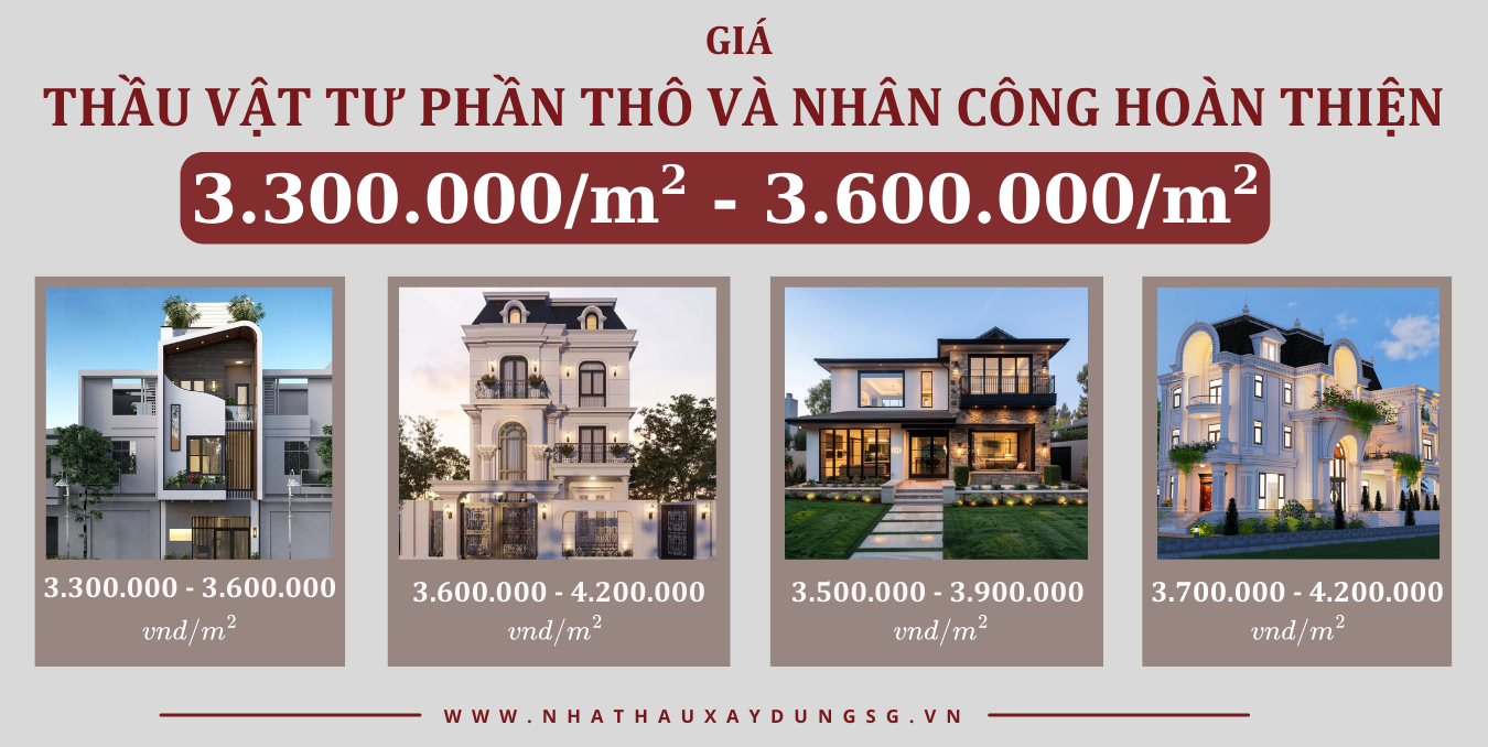 Báo giá xây nhà phần thô