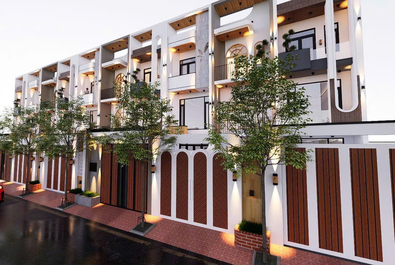 Mẫu nhà phố đẹp hiện đại